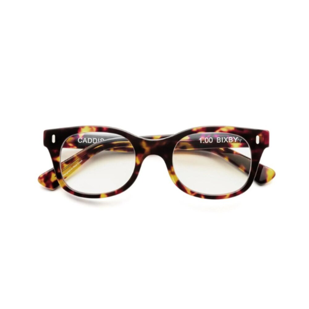 Caddis Bixby Tortoise Shell Reading Glasses in Turtle 1.00 strength